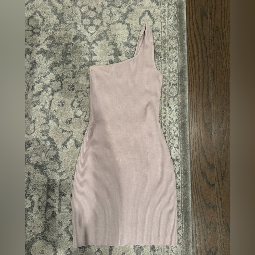 Babaton Sculpt knit one shoulder dress ￼